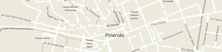 Mappa della impresa caffe' savoia di fagiano diego a PINEROLO