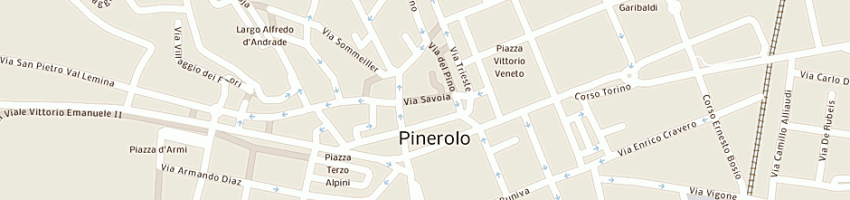 Mappa della impresa frencia tullio a PINEROLO