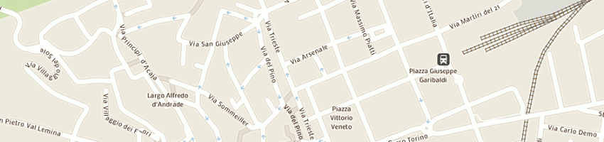 Mappa della impresa damiano alberto a PINEROLO