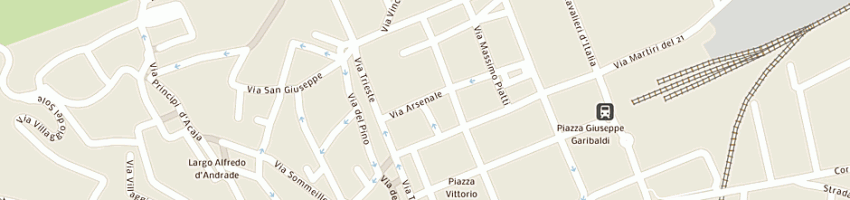 Mappa della impresa bar la crota snc a PINEROLO