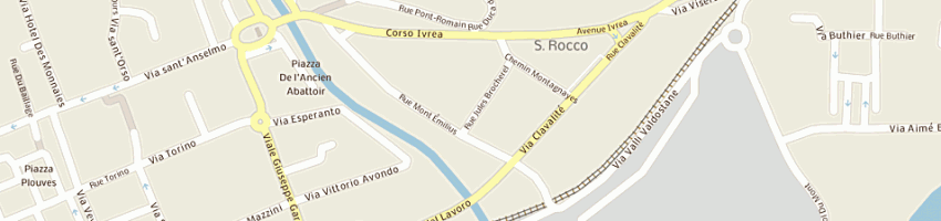 Mappa della impresa centro odontostomatologico aostano di di vona giuseppe (sas) a AOSTA