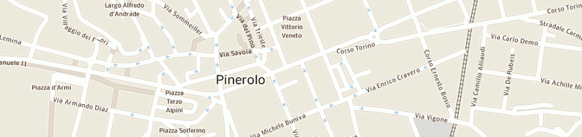 Mappa della impresa farmacia colognesi podio dr e a PINEROLO