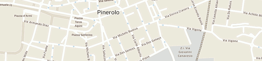 Mappa della impresa ristorante la muraglia a PINEROLO