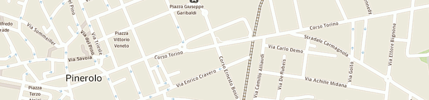 Mappa della impresa bar del chiosco snc a PINEROLO