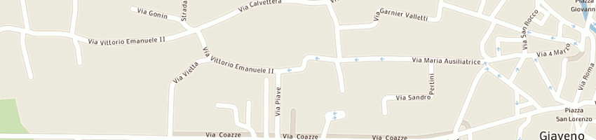 Mappa della impresa sport due snc a GIAVENO