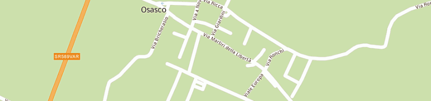 Mappa della impresa albergo piemonte di fornerone liliana e c snc a OSASCO