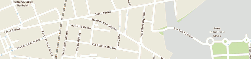Mappa della impresa gilli guido a PINEROLO