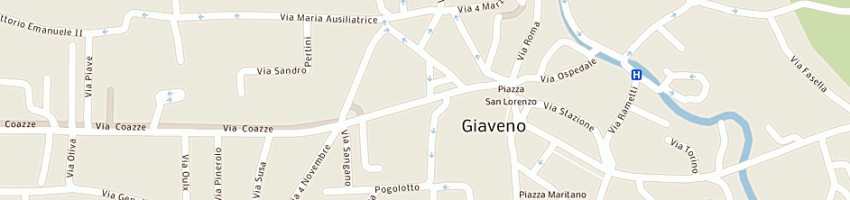 Mappa della impresa lo style di fabio di maggio a GIAVENO