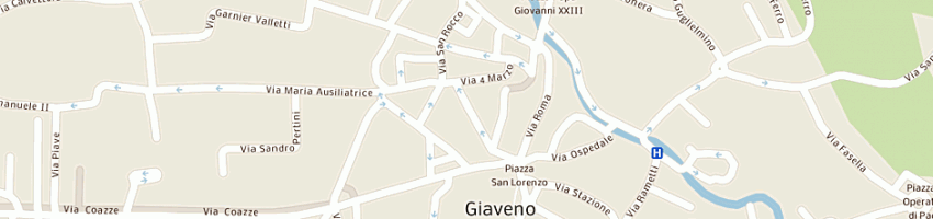 Mappa della impresa sole donna a GIAVENO