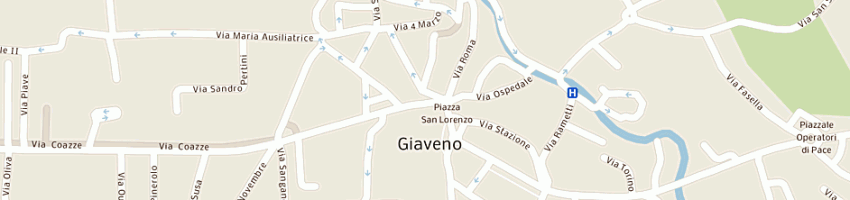 Mappa della impresa versino elena a GIAVENO