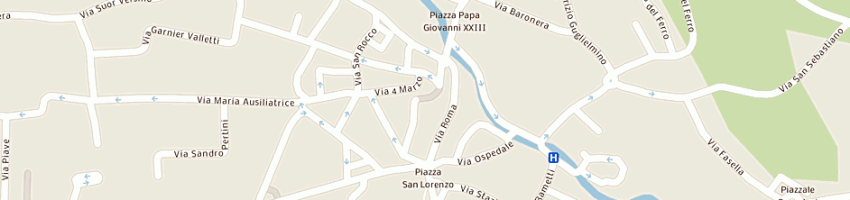 Mappa della impresa ferrero fuse' giacomo a GIAVENO
