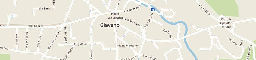 Mappa della impresa croce antonella a GIAVENO