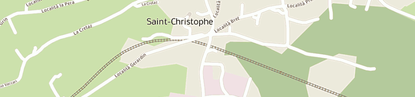 Mappa della impresa bionaz augusto e c sas a SAINT CHRISTOPHE