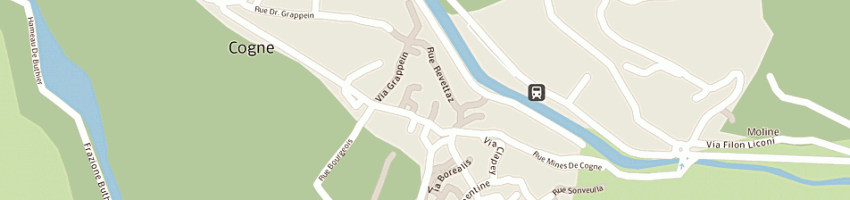 Mappa della impresa ugo's bar di cortese barbara a COGNE