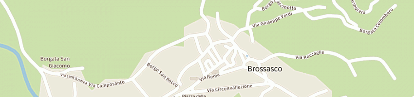 Mappa della impresa scuole elementari e materna a BROSSASCO