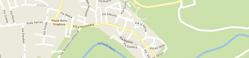 Mappa della impresa messaggerie subalpine di coalova carlo giovanni e c (snc) a DRONERO