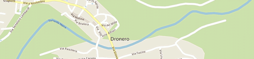 Mappa della impresa simondi luciana a DRONERO