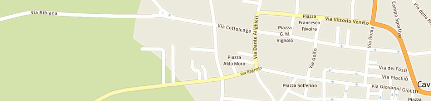 Mappa della impresa fratelli perassi snc a CAVOUR