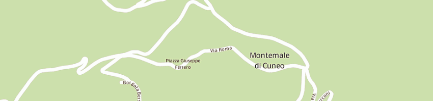 Mappa della impresa trattoria del castello a MONTEMALE DI CUNEO