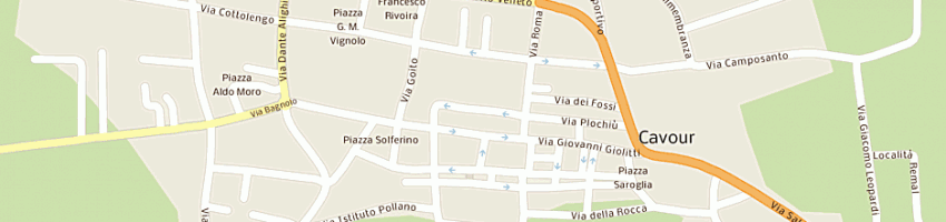 Mappa della impresa maurino margherita a CAVOUR