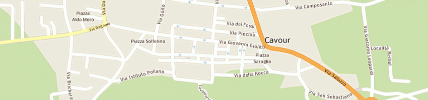 Mappa della impresa caffe' roma a CAVOUR