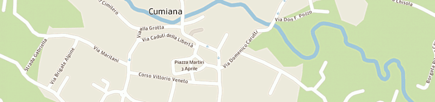 Mappa della impresa bruno franco maria laura a CUMIANA