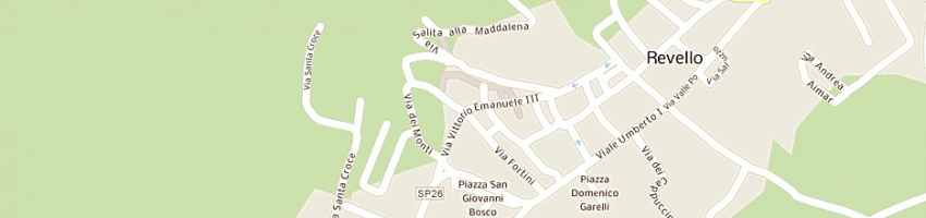 Mappa della impresa panetteria bertorello snc di bertorello livio e c a REVELLO