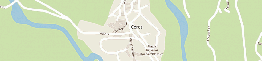 Mappa della impresa poma albertina a CERES