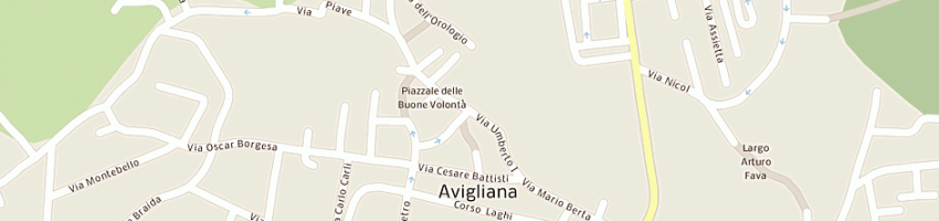 Mappa della impresa pronto pizza di finotello elisabetta a AVIGLIANA