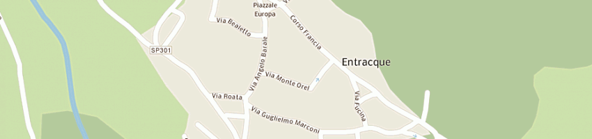 Mappa della impresa campeggio il bosco a ENTRACQUE