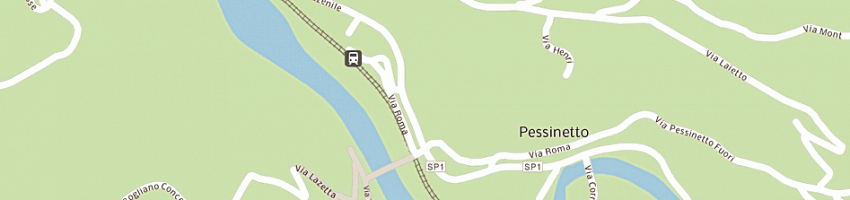 Mappa della impresa bergagna franco a PESSINETTO
