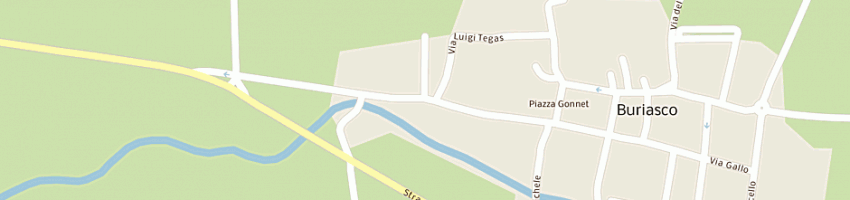Mappa della impresa giovannini antonio a BURIASCO