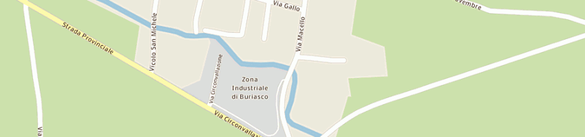 Mappa della impresa penna benedetto e c snc a BURIASCO
