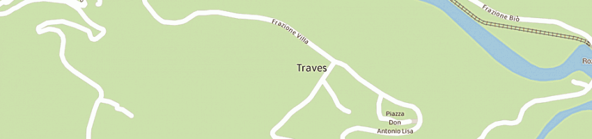 Mappa della impresa bar trattoria amici a TRAVES