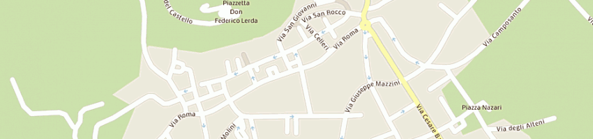 Mappa della impresa corpo forestale dello stato a CARAGLIO