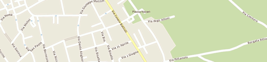 Mappa della impresa bernardi giancarlo a CUNEO