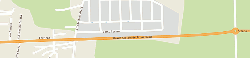 Mappa della impresa sauto sas di salerno michele e c a BUTTIGLIERA ALTA