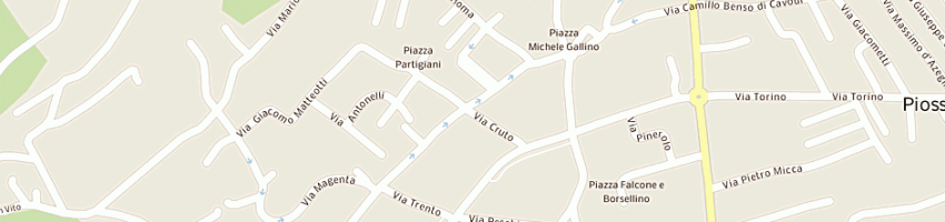 Mappa della impresa tipografia jolly a PIOSSASCO