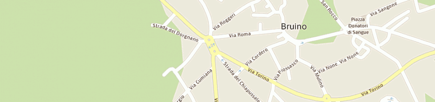 Mappa della impresa zulian e bellino di zulian i e c (sas) a BRUINO