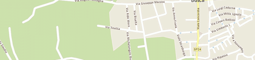 Mappa della impresa rosano walter a BUSCA