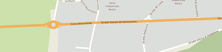 Mappa della impresa gillimacchine sas di gilli stefano e c a ROSTA