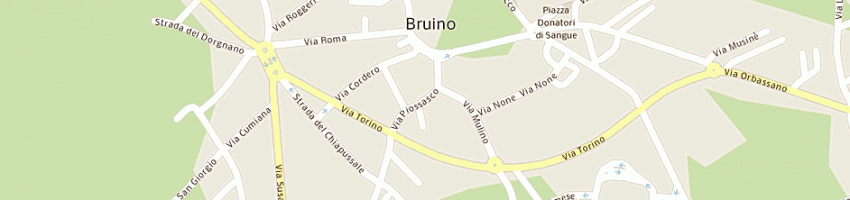 Mappa della impresa carrozzeria ti erre di raimo a BRUINO