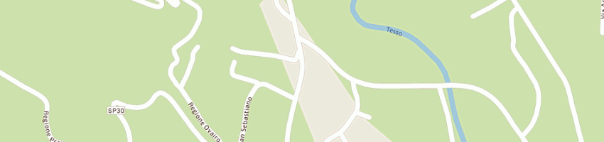 Mappa della impresa bianco gianpiero a LANZO TORINESE