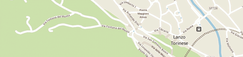 Mappa della impresa studio associato di consulenza aziendale sas di silvia giuseppina scaranari e c a LANZO TORINESE