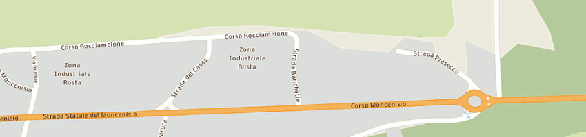 Mappa della impresa affatato service coopa rl a ROSTA