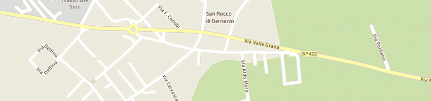 Mappa della impresa panetteria perucca a BERNEZZO