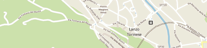 Mappa della impresa savant levra chiara a LANZO TORINESE