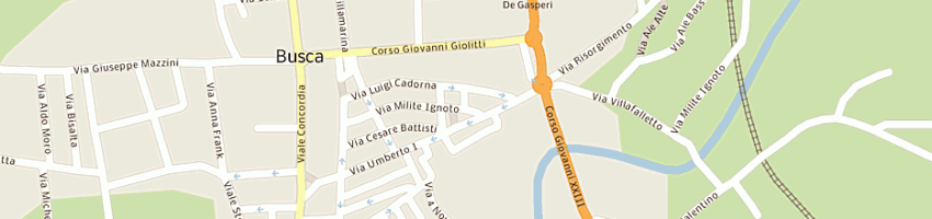 Mappa della impresa chiari mirella a BUSCA