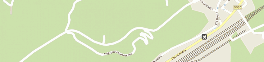 Mappa della impresa terigi cesare a BORGO SAN DALMAZZO