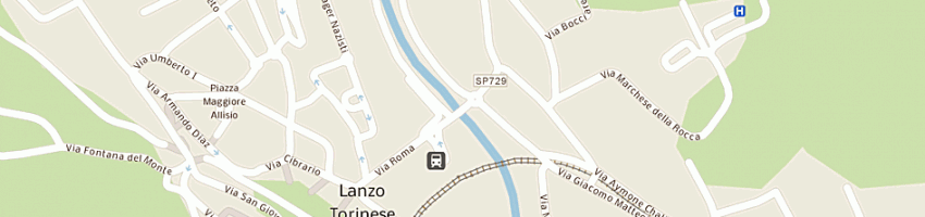 Mappa della impresa fornelli coletti a LANZO TORINESE
